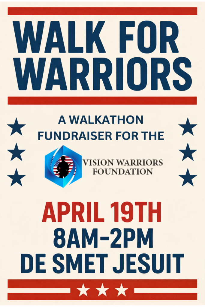 Walk for Warriors Walkathon Fundraiser - April 19th at De Smet Jesuit